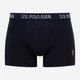 Набор трусов-боксеров мужских US Polo Assn 80476 S 2 шт Printed-Navy (8680557389142) - изображение 5
