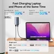 Блок питания Baseus GaN5 65W Ultra Slim для MacBook/Huawei/Samsung/Asus/Google/Lenovo - изображение 5