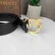 Набор женская сумочка клатч Пинко белая + кожаный ремень стильный белый золотистый черный для праздничных собы - изображение 2