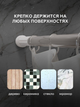Карниз для ванной металический 110-200 см раздвижной серебристый хром телескопический - изображение 4