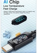 Кабель Essager Type-C PD 100w Fast Charge (с дисплеем) Black 2м - изображение 6