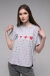Пижама женская Nicoletta 96638 S Серый - изображение 4