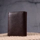 Мужской кошелек KARYA из натуральной кожи для карт и монетницы вертикальный маленький (bg213fash65) - изображение 14