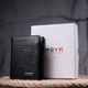 Мужской кошелек KARYA из натуральной кожи вертикальный для карт с монетницей маленький (bg213fash64) - изображение 10