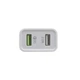 Мережевий Зарядний Пристрій Borofone BA39A QC3.0 Micro 2USB 18W Колір Білий - изображение 4