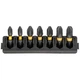 Набор бит DeWALT в касете для Tough Case, FlexTorq, L = 25 мм, Pz1 - 2 шт, Pz2 - 3 шт, Pz3 - 2 шт (DT70812) - изображение 1