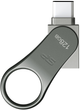 Pendrive Silicon Power Mobile C80 128 GB USB 3.2/Type-C Titanium Grey (SP128GBUC3C80V1S) - obraz 2