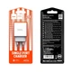 СЗУ сетевое зарядное устройство HOCO C81A 1USB/2.1A с кабелем для зарядки USB - Lightning Белый - изображение 5