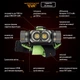 Налобный фонарь KILNEX нового поколения “EVA” LX 01 яркость до 1100 lm, водонепроницаемость класса IPX8 - изображение 2