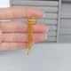Кафа на вухо з ланцюжками DeKolie MK1246-1 жовте золото - зображення 5