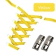 Плоские эластичные шнурки для обуви FASTLACES T88-04 Yellow - изображение 1