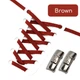 Плоскі еластичні шнурки FASTLACES T88-04 Brown - зображення 1
