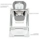 Стульчик-качели для кормления El Camino ME 1087 SWAN Dark Gray - изображение 2