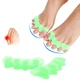 Силіконовий міжпальцевий коректор роздільник пальців Hallux Valgus Green - изображение 1