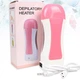 Воскоплав касетный Max Wax Heater 40Вт, 50°, для воска в кассетах - картриджах 100г, для депиляции крупных зон, Белый с розовым - изображение 7