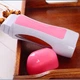 Воскоплав касетный Max Wax Heater 40Вт, 50°, для воска в кассетах - картриджах 100г, для депиляции крупных зон, Белый с розовым - изображение 10