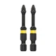Набір біт DeWALT IMPACT TORSION, ударні, Pozidriv, Pz2, L=57 мм, 2 шт (DT70531T) - зображення 2