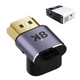 Переходник HDMI - HDMI (соединитель HDMI под 90°, HDMI мама - HDMI папа) 8K HD. - изображение 2