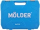 Профессиональный набор инструментов в кейсе Molder 1/2" 1/4" 72 T CR-V 94 ед. (MT60094) - изображение 8