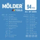 Профессиональный набор инструментов в кейсе Molder 1/2" 1/4" 72 T CR-V 94 ед. (MT60094) - изображение 10