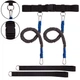 Поводок-амортизатор для скоростных тренировок до 160кг Zelart JUMPING EXERCISER черно-голубой FI-3024-L - изображение 1