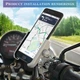 Алюминиевый держатель Motowolf для смартфона на руль мотоцикла/велосипеда - изображение 4