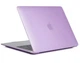 Защитный фиолетовый матовый чехол Hard Shell Case для MacBook New Air 13" матовая накладка для Макбук Эир - изображение 1