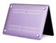 Защитный фиолетовый матовый чехол Hard Shell Case для MacBook New Air 13" матовая накладка для Макбук Эир - изображение 4