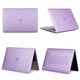 Защитный фиолетовый матовый чехол Hard Shell Case для MacBook New Air 13" матовая накладка для Макбук Эир - изображение 5