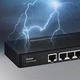 Комутатор 1x2,5G і 4x1G Ethernet RJ-45 Металевий Безвентиляторний Настільний і настінний монтаж Некерований Plug & Play - зображення 9