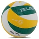 М'яч волейбольний Zelart Official 9000 розмір №5 White-Green-Yellow - зображення 3