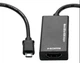 MHL (micro usb 5pin) адаптер дублирование экрана ТВ со смартфона/HDMI (534899216) Черный - изображение 4