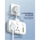 Подовжувач мережевий LDNIO SC2413 |3USB/1Type-C, 3Sockets. QC/PD, 20W/10A, EU Plug| білий - зображення 5