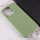 Силиконовый чехол Candy для Apple iPhone 13 Pro Max (6.7") Фисташковый Без бренда - изображение 1