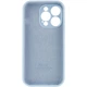 Чехол Silicone Case Full Camera Protective (AA) для Apple iPhone 13 Pro (6.1") Голубой / Sweet Blue Без бренда - изображение 4