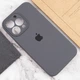 Чохол Silicone Case Full Camera Protective (AA) Apple iPhone 14 Pro Max (6.7") Сірий / Dark Gray Без бренду - зображення 8