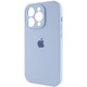 Чехол Silk Full Camera Protective (AA) для Apple iPhone 14 Pro Max (6.7") Голубой / Lilac Blue Без бренда - изображение 4
