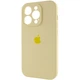 Чехол Silicone Case Full Camera Protective (AA) для Apple iPhone 14 Pro Max (6.7") Желтый / Mellow Yellow Без бренда - изображение 4