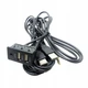 Кабель удлинитель AUX + 2 USB 1.5м для авто магнитолы mp3 адаптера порты панель провод в машину аукс юсб - изображение 4