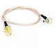 Кабель антенный пигтейл TS9 - SMA female (мама) 20 см RG-316 адаптер переходник удлинитель для 4G 3G модемов - изображение 1