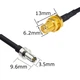 Кабель антенный пигтейл TS9 - SMA female (мама) 10 см RG-174 адаптер переходник удлинитель для 4G 3G модемов - изображение 3
