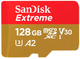 SanDisk Extreme microSDXC 128 GB UHS-I (SDSQXAA-128G-GN6MA) - obraz 1