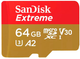 SanDisk Extreme microSDXC 64GB UHS-I (SDSQXAH-064G-GN6MA) - obraz 1