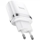 СЗУ HOCO N1 1USB/2.4A + USB - Lightning 12pc, зарядний пристрій, Білий - зображення 2