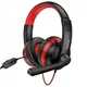 Наушники игровые с микрофоном HOCO W103 Черный с Красным - изображение 1