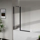 Стеклянная шторка для ванны AVKO Glass W436 100x140 Black - изображение 2