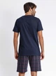 Piżama męska z szortami i krótkim rękawem Admas Lois 60956 M Granatowa (8433623649295) - obraz 2