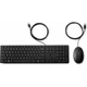 Комплект проводной HP 9SR36AA Wired Desktop 320MK Mouse and Keyboard UKR Black - изображение 1