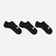 Набор мужских носков коротких Nike U Nk Everyday Plus Ltwt Footie SX5277-011 42-46 3 пары Black/White (194958595418) - изображение 3