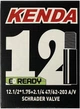 Велокамера Kenda 12" x 1/2 x 1.75 A/V 47/62 - 203 (516301) - изображение 3